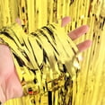 thumbnail image 4 of 2/3Pcs Foil Fringe Curtain Door Curtain Metallic Tinsel Photo Backdrop Party Wedding Decoration 3ftx8ft, 4 of 8