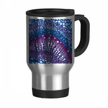 

Science Cell Microcosc Pattern Travel Mug Flip Lid Stainless Steel Cup Car Tumbler Thermos