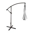 thumbnail image 3 of GARDEN 10 Ft Offset Cantilever Umbrellas for Patio Outdoor Shade, White, 3 of 7