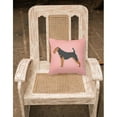 thumbnail image 5 of Carolines Treasures BB3585PW1818 Welsh Terrier Checkerboard Pink Fabric Decorative Pillow, 5 of 5