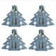 thumbnail image 1 of 4 piezas de soporte para cuchillos y tenedores de Navidad, bolsa para cubiertos, organizador de vajilla, decoraciones, Papá Noel, copo de nieve, árbol de Navidad, suministros para fiestas, 1 of 5