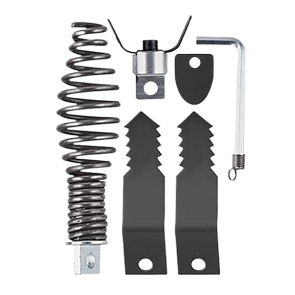 AOKAILA Drain Auger Attachment Pipeline Cleaning Cutting Combination Set Clog Remover with Wrench Professional Pipe Augers Tool for Maintenance sweetie