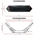 thumbnail image 2 of Tranquillo Hamac Double avec Support Capacité de 550 Lb Hamac Double en Acier Inoxydable avec Barre d'Étalement/support de Hamac Robuste et Flexible Portable, Extérieur Intérieur, Rouge, 2 of 5