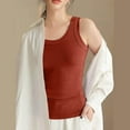 thumbnail image 4 of Meichang Workout Tank Top Woman Cropped Top Sleeveless Round Neck Ribbed Undershirt Slim Fit Solid Basic Tops Running Yoga Athletic Tank Tops, 4 of 7