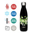 thumbnail image 3 of MIRA 17 oz Stainless Steel Vacuum Insulated Water Bottle | Leak-Proof Double Walled Cola Shape Bottle | Keeps Drinks Cold for 24 Hours & Hot for 12 Hours | Plumeria, 3 of 4
