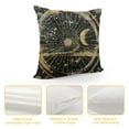 thumbnail image 4 of Shiartex Sun Moon Throw Pillow Covers Exotic Pillow Cases Cushion Covers for Bedroom Solar System Decor Decorative Throw Pillowcases Bohemian Astrology Space Black Cushion Cases 18x18in, 4 of 5