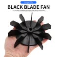 thumbnail image 5 of Replacement 0.5" Inner Bore 10 Impeller Motor Fan Blade Black, 5 of 5