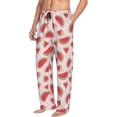 thumbnail image 6 of Pofeuu Watermelon Print Men's Pajama Pants, Soft Lounge Pajama Pants with big pockets for Men Plaid Pj Bottoms-Medium, 6 of 6