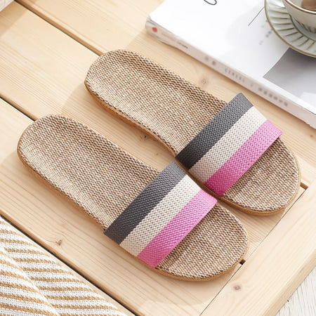 

Tangnade women shoes Women s Fashion Casual Slip On Slides Indoor Home Slippers Beach Shoes Gray 39-40