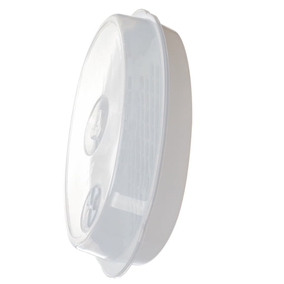 VERDANVERSE Kitchen Steamer with Cover, White PP, Convenient and Safe for Microwave Cooking 1Pc