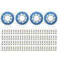 thumbnail image 1 of Labymos RC Beadlock Wheel Rim Replacement Ring 4PCS Compatible with 1/10 TRX4 SCX10 90046 90047, 1 of 6