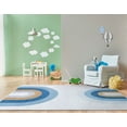 thumbnail image 3 of Well Woven Kids Rugs Twilight Rainbow Modern Blue Printed Distressed Machine Washable 3'3" x 5' Area Rug, 3 of 7