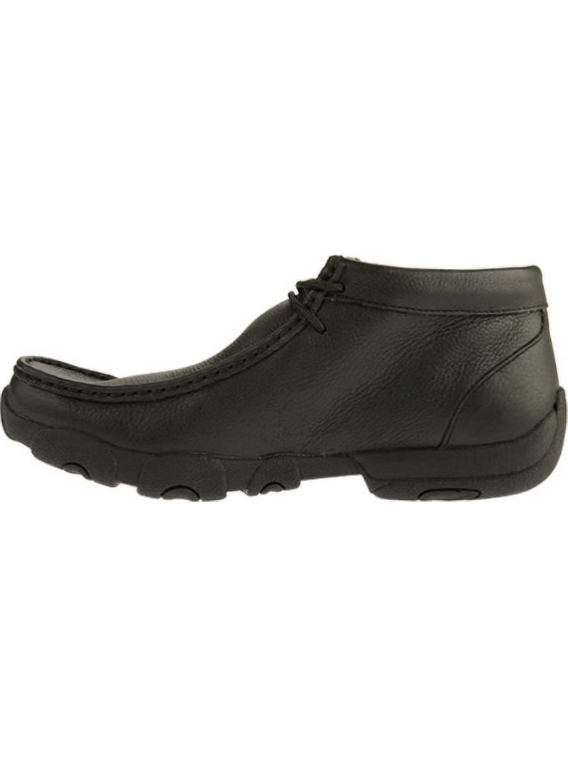 Twisted X Men's Softy Black Leather Moccasins, Size 10 Medium