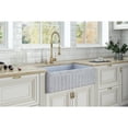 thumbnail image 3 of Ruvati 33 inch Fireclay Distressed Finish Apron-Front Kitchen Sink Reversible, 3 of 8