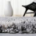 thumbnail image 4 of SAFAVIEH Fontana Darell Abstract Shag Area Rug, Grey/Ivory, 9' x 12', 4 of 8