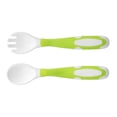 thumbnail image 4 of Toddler Utensils, Baby Fork Spoon Set Training Spoon Bendable With Case For Self Feeding Blue,Pink,Green, 4 of 8