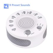 "Happyline" White Noise Machine Sleep Helper Sound Relaxation Machine Rekome Sleep Therapy Sound Machine with 9 Unique Natural Sounds,Sleep Disorders Noise Cancelling for Home,Office,Spa,Yoga.Kids