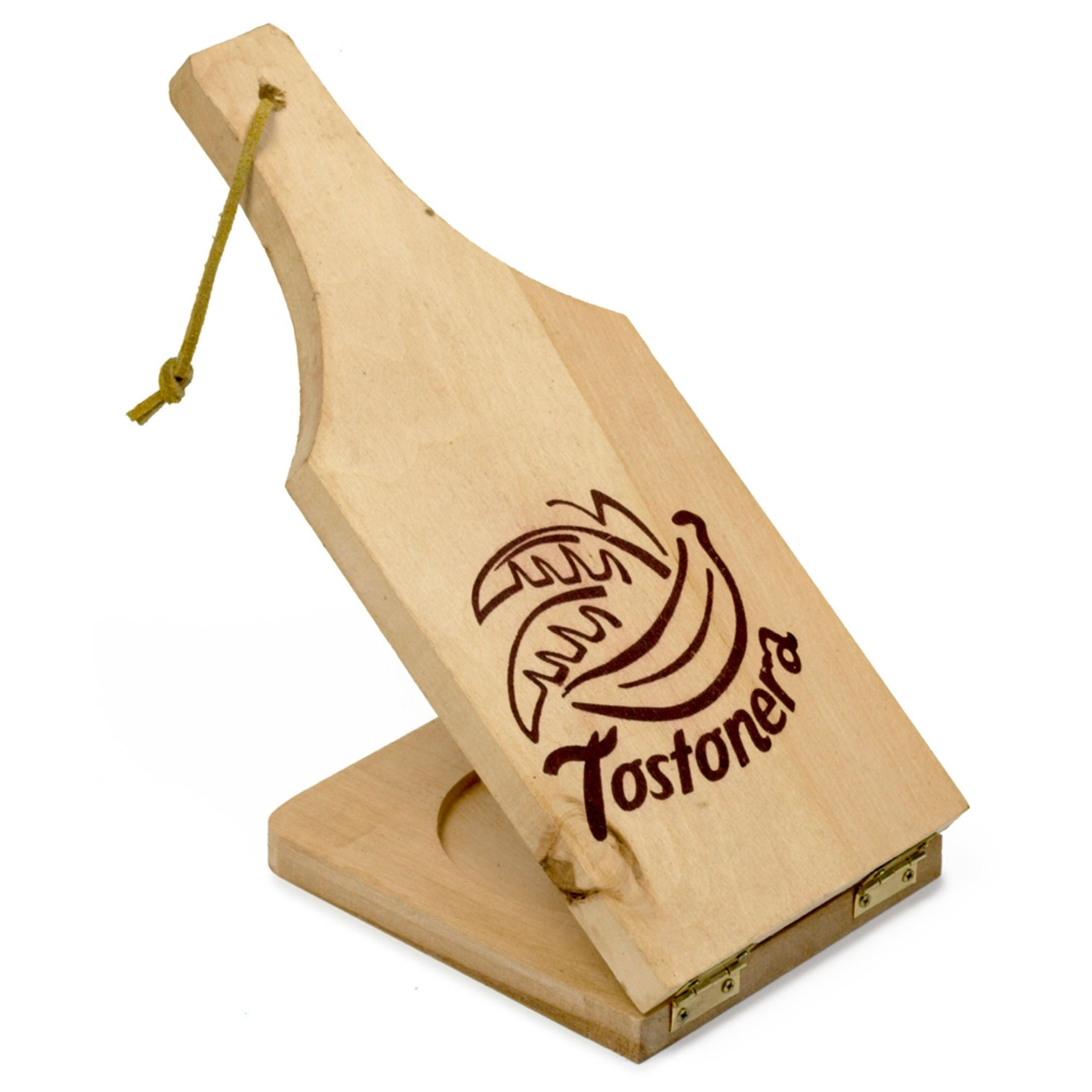 Imusa Traditional Small Wood "Tostonera" Plantain Kitchen Press