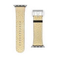 thumbnail image 2 of Yellow Snakeskin Print Faux Leather Band For Apple Watch Series 1-9 Devices, 2 of 4