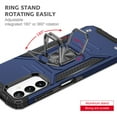 thumbnail image 5 of Xhy Samsung Galaxy A14 5G Case with Screen and Lens Protector Magnetic Ring Kickstand Military Grade Double Layer Drop Protection Durable Detachable for Galaxy A14 5G Phone - Blue, 5 of 8