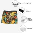 thumbnail image 6 of Balery Robot and Monsters Men's Boxer Briefs, Soft and Breathable Cotton Underwear with nylon Waistband-X-Large, 6 of 9