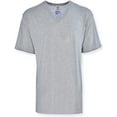 thumbnail image 2 of Hanes Men's Tall Man V-Neck T-Shirt (Pack of 5) Gray, 3X-Large, 2 of 3