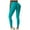 Sky Blue, variant on qolati Leggings for Women No See Throughs Soft Athletic Tummy Control Yoga Pants High Waisted Butt Lifting Running Gym Tights