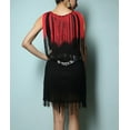 thumbnail image 2 of Whitewed Fringe Beading 20s 1920S Flapper Girls Dance Halloween Dresses Red/Black, 2 of 2