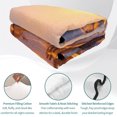 thumbnail image 4 of Full Quilt Set 78''x90'', Summer Beach Lightweight Summer Bedspread Coverlet Set with 2 Pillow Shams, Sunset Nautical Ocean Sea Breathable All Season Quilt Bedding for Bedroom/Guest Room, 4 of 9