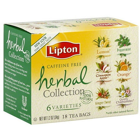 Lipton Herbal Collection Variety Caffeine Free Tea Bags