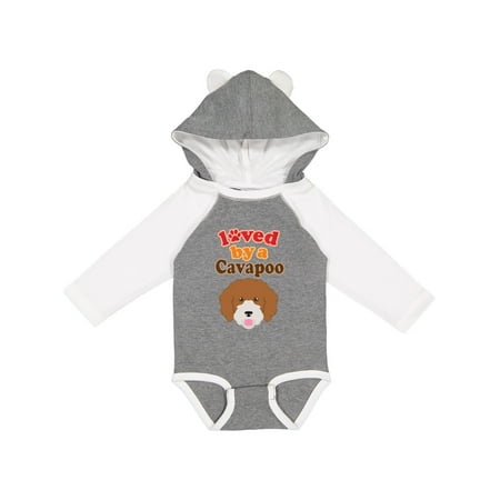 

Inktastic Cavapoo Dog Gift Gift Baby Boy or Baby Girl Long Sleeve Bodysuit