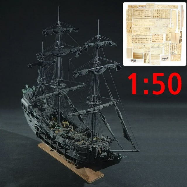 1:50 The black Pearl DIY Model Golden Ship Kits 31 inch For Gift Version 2019