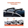 thumbnail image 2 of Soft Roof Rack Pads 30", Universal Car Roof Rack Protector for Kayak, SUP, Surfboard - 176LBS Capacity with Tie Down Straps & Storage Bag, 2 of 7