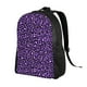 thumbnail image 2 of Disketp Purple Leopard Mochila Unisex de Apertura Lateral Completa, Mochila para Laptop para Escuela, Trabajo y Viajes, 2 of 8