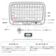 thumbnail image 4 of Teclado mejorado de 2,4 Ghz Mini teclado inalámbrico Panel táctil múltiple Retroiluminación del ratón integrada USB, 4 of 8