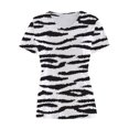 thumbnail image 4 of Summer Tops Womans Causal Blouse Short Sleeve T-Shirt, 4 of 6