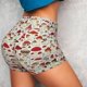 thumbnail image 4 of Fotbe Cartoon Mushrooms Shorts Sin Costuras – Shorts Deportivos de Cintura Alta para Mujer, Elásticos para Gimnasio, Yoga, Running o Ciclismo-X-Large, 4 of 8