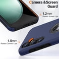 thumbnail image 2 of Entronix Heavy Duty Case Designed for Galaxy A16, Dual Layer Protection with Rotating Ring, Blue, 2 of 6
