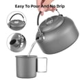 thumbnail image 4 of Camping Kettle and 450ml 250ml Metal Cups Set Outdoor Boiling, 4 of 8