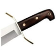 thumbnail image 4 of Wild West Bowie 10.75" 1090 High-Carbon Steel Clip Point Blade 5.25" Handle Fixed Blade Knife w/Leather Sheath, 4 of 6