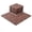 Brown, variant on Stone texture 12" Patio Deck Tiles, DIY Module Interlocking Decking Tiles Floor Tile,Easy and Quick Installation Court Tiles for Porch Poolside Balcony Backyard 44pcs