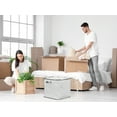 thumbnail image 6 of Unique Bargains 1 Pack Clothes Storage Bags Moving Bags Stripe 19*17*19in, 6 of 7