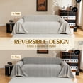 thumbnail image 3 of Jessy Home Sofa Cover Slipcover Couch Cover Protector Durable Multi-Function Furniture Cover for Dogs Cats Home Decor 71"x 150"Beige, 3 of 7