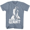 thumbnail image 1 of Andre The Giant Indigo Heather Adult T-Shirt, 1 of 2