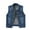 Blue, variant on Womans Vest Multi Color Denim Vest Female Short Spring and Summer Slim Thin Burlap Sleeveless Shoulders Broken Holes Vest Jacket Vest Womens Plus Size Vest (Dark Blue,S)