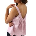 thumbnail image 5 of Amazhiyu Women's Woven Pure Linen Tank Tops Square Neck Sleeveless for Casual Summer M, 5 of 8