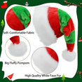 thumbnail image 3 of Minzimin Santa Hat Xmas Holiday Hat for Adults Unisex Christmas Hats for Christmas Holiday Party Supplies, 3 of 6