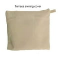 thumbnail image 3 of Auvent Rétractable Imperméable Remplacement Hôtel Lavable Protection Pare-Soleil Tissu Oxford Anti-Neige Anti-Poussière Sac de Rangement, 3 of 7