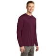 thumbnail image 4 of Sport-Tek Tall Long Sleeve PosiCharge Competitor Tee-4XLT (Maroon), 4 of 4