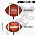 thumbnail image 2 of Globos de fútbol Skylety Football Rugby, papel de aluminio, 66 cm, 2 of 7